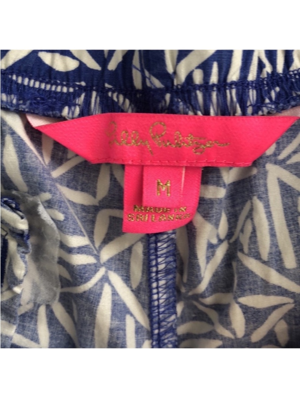 Lilly Pulitzer Ocean View Shorts Corsica Blue Easy Peasy Size Medium - Picture 8 of 10